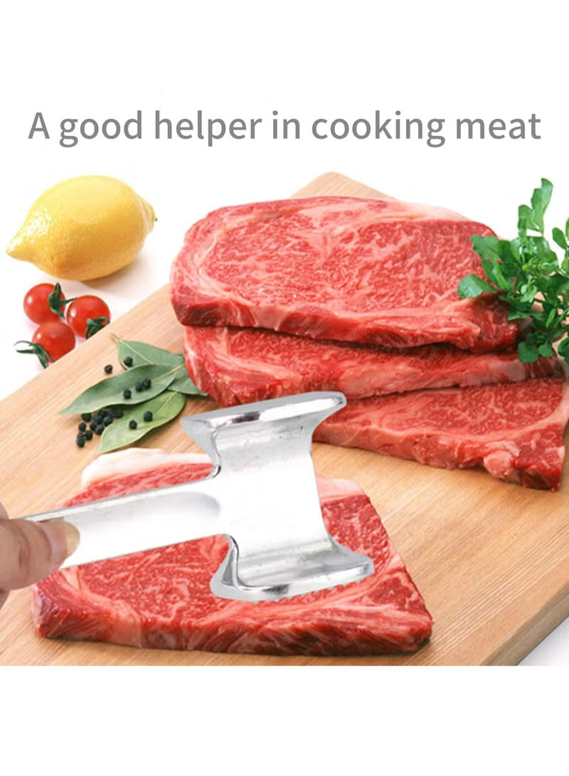 double sided stainless steel meat tenderizer hammer